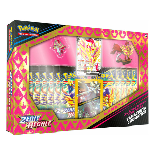 Pokemon Zenit Regale Collezione Premium con statuina Zamazenta Cromatico