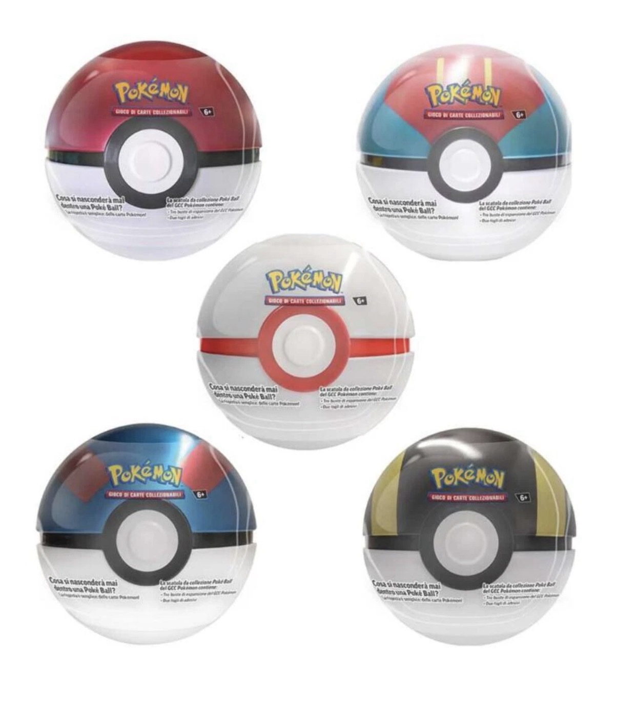Pokeball tin da collezione Settembre 2023 - C23 - Spada e Scudo - ITA (random)